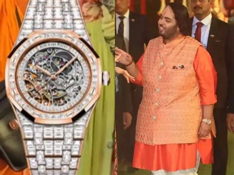 anant ambani sports watch.